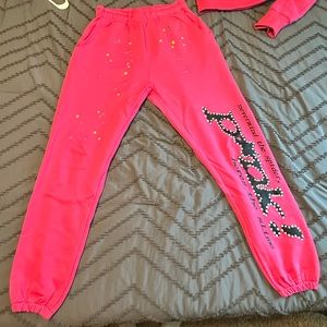 Sp5der Pink Pants
